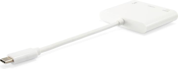 Actual product image equip USB type C to (USB-C, 3 Ports)