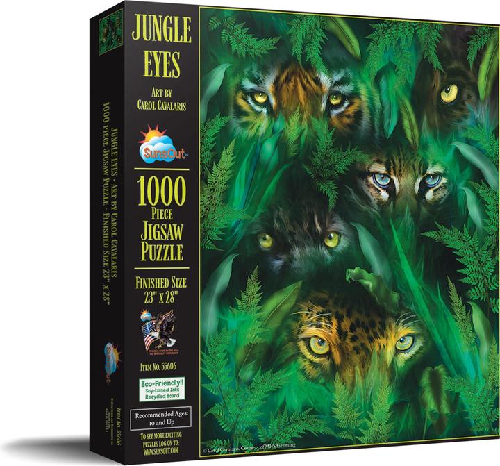 Produktbild Sunsout Puzzle 1000 pieces Jungle Eyes (1000 Teile)