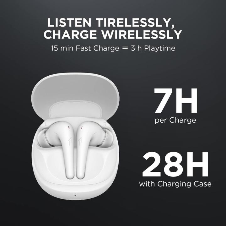 Produktbild 1More Earphones AERO (black) (ANC, 28 h, Kabellos)