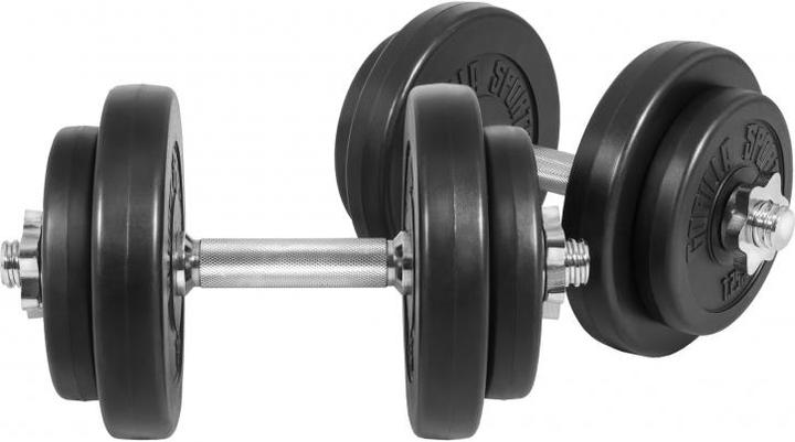 Immagine prodotto Gorilla Sports Set di manubri (4 x 1,25 kg, 4 x 2,5 kg)