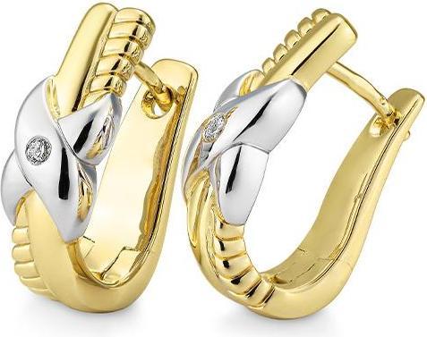 Breuning OHRSCHMUCK - BRILL. 0,05 Ct. H/si (585, - Gold)
