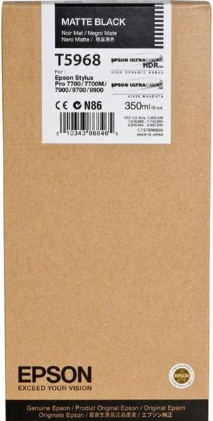 Actual product image Epson T5968 (MBK)