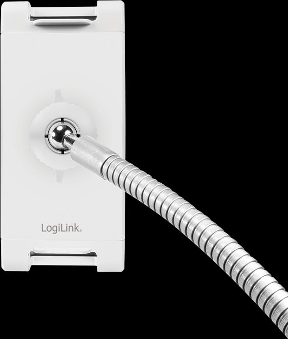 Produktbild LogiLink Standfuss mit Schwanenhals (12.90")