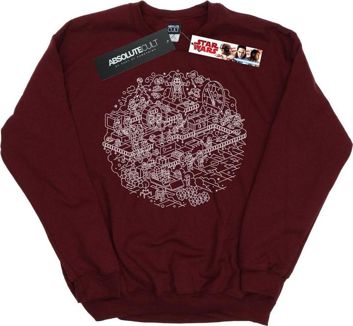 Star Wars Christmas Death Star Sweatshirt Mädchen