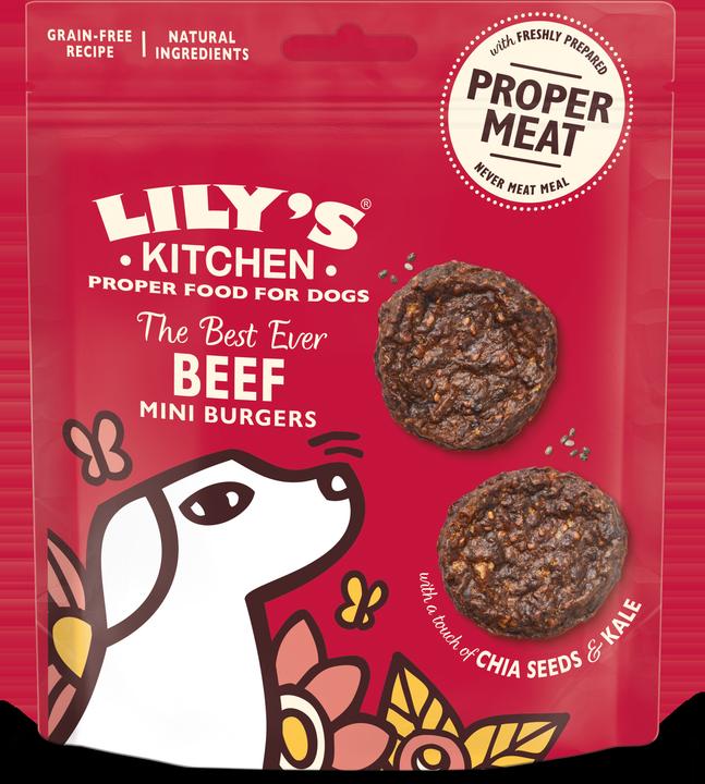 Produktbild Lily's Kitchen Rindfleisch Mini Burger (Adult, 1 Stk., 70 g)