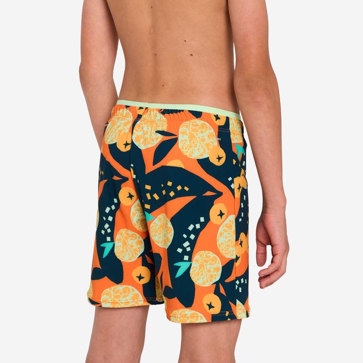 Actual product image Nabaiji Schwimmshorts Jungen lang - 100 Hotu orange (10)