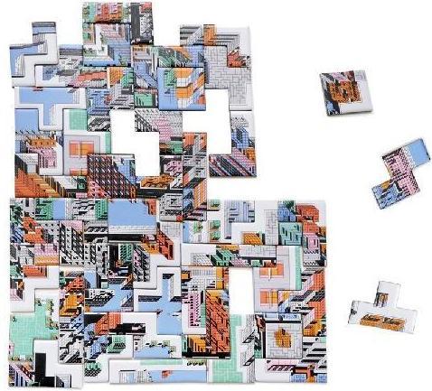 Actual product image The Tetromino City (200 pieces)