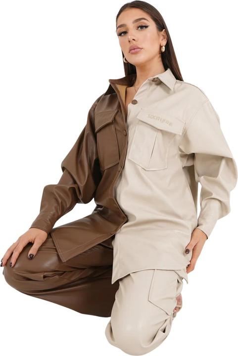 Immagine prodotto Sixth June Camicia in similpelle donna (L)