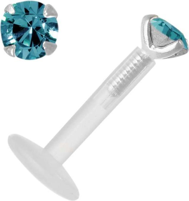 Bijouteria Piercing (Bioplast, Silber 925, Premium Kristall)