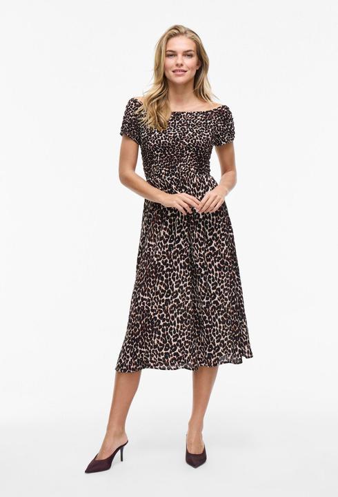 Produktbild Vila VIRITA Midi Gesmoktes Kleid (40)