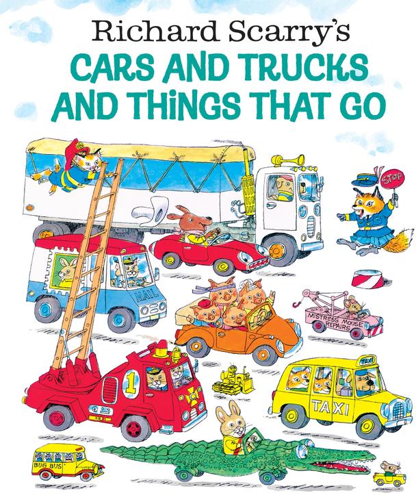 Immagine prodotto Richard Scarry's Cars and Trucks and Things That Go (Inglese, Riccardo Scarry, 1998)