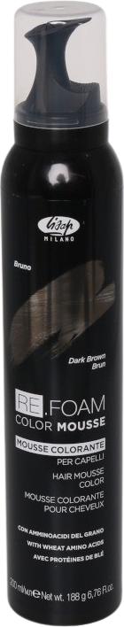 Image du produit Lisap Re.Foam 14 brun foncé 200 ml. (200 ml, Mousse coiffante)