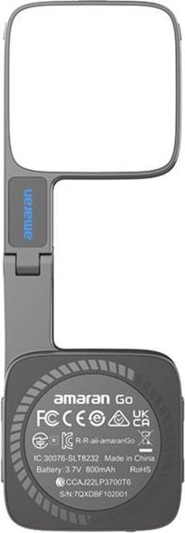 Actual product image Amaran Go Charcoal (Video light)