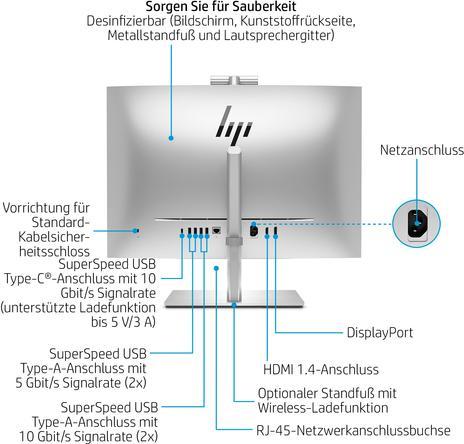 Produktbild HP EliteOne 9, i5-14500, FHD Touch,, SSD, 770, Keyb/Mouse, WiFi 6e + BT 5.3, Win 11 Pro (AP Ready), 3/ (Intel Core i5-14500, 32 GB, 512 GB, UHD Graphics 770)