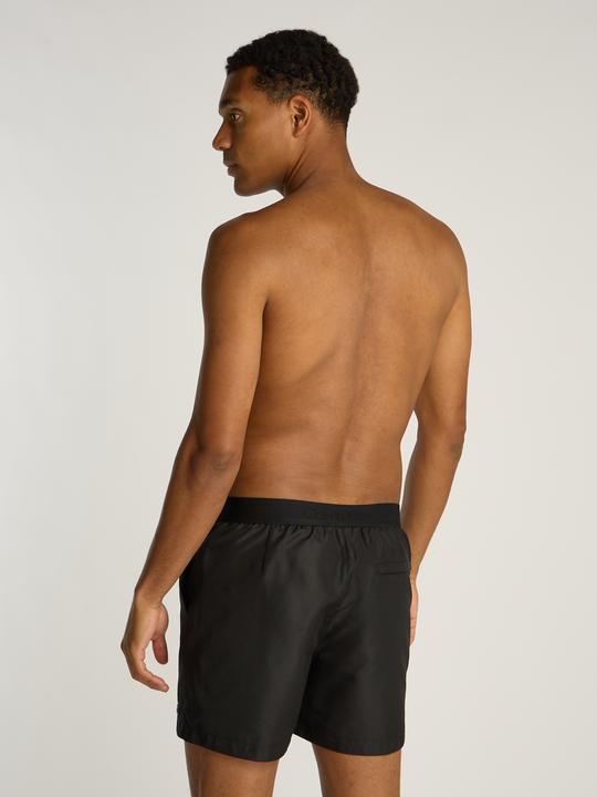 Produktbild Calvin Klein Medium Double Waistband Heren Zwembroek - Zwart - Maat XL (XL)