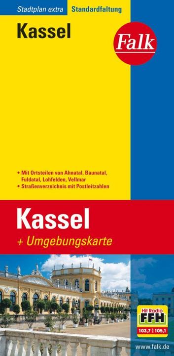 Actual product image Falk City Map Extra Standard Folding Kassel