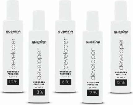 Actual product image Subrina Professional Developer Hydrogen Peroxide 9% 30 Vol 120ml
