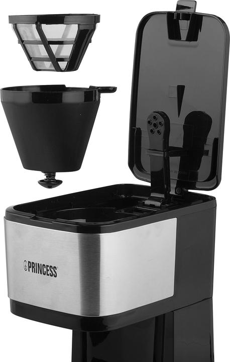 Immagine prodotto Princess Caffettiera con filtro - caraffa di vetro da 0,75 litri (Spina UE)