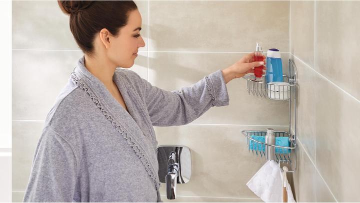 Image du produit tesa DRAAD Panier de douche avec solution adhésive sans perçage