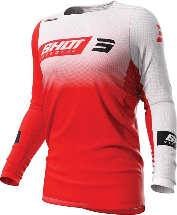 Actual product image Shot CONTACT SCOPE Jersey rot-weiss XXL (XXL)
