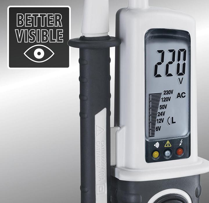 Actual product image Laserliner Continuity Tester AC-tive-Master Digital (CAT III 1000V, CAT IV 600V)