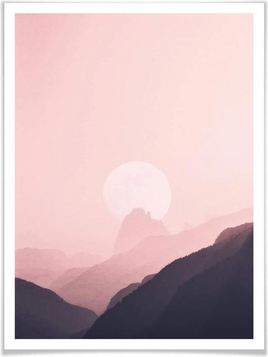Image du produit Trenddeko Lever de soleil rose (50 x 60 cm)