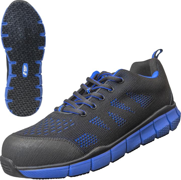 Nitras SONIC STEP, scarpe antinfortunistiche, S1P, in tessuto resistente, vari colori, misure (S1P, 39)