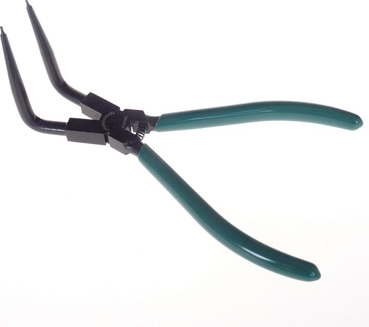 Actual product image Jonnesway LONG SEGERA RING pliers, 215 mm INNER bending (67 mm)