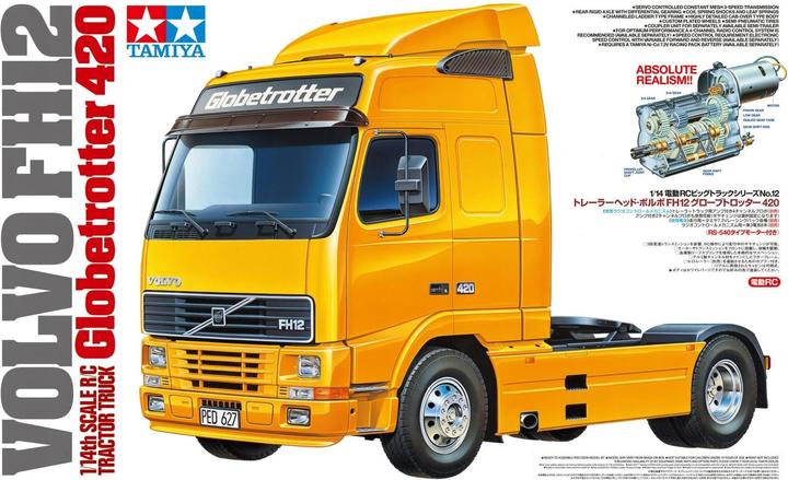 Actual product image Tamiya Volvo FH12 Globetrotter 420 (Kit)