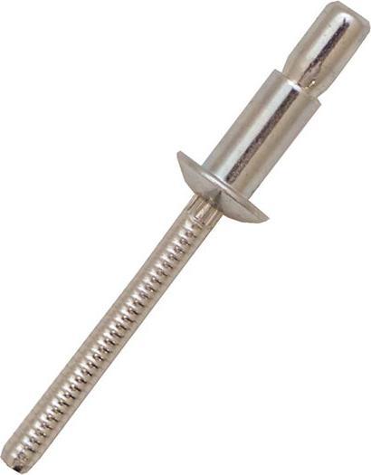 Rs Pro Blind Niet, Ø 6.4mm x 14.5mm, Grau, Edelsta