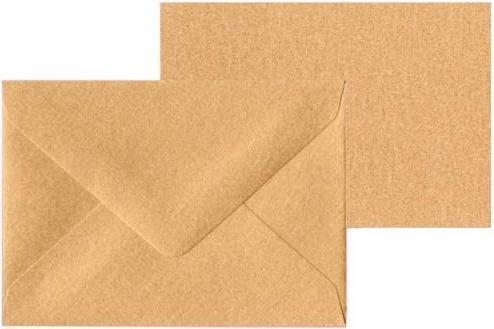 Produktbild Crown Mill Briefpapier Classic Gold 10er (10 Stk.)