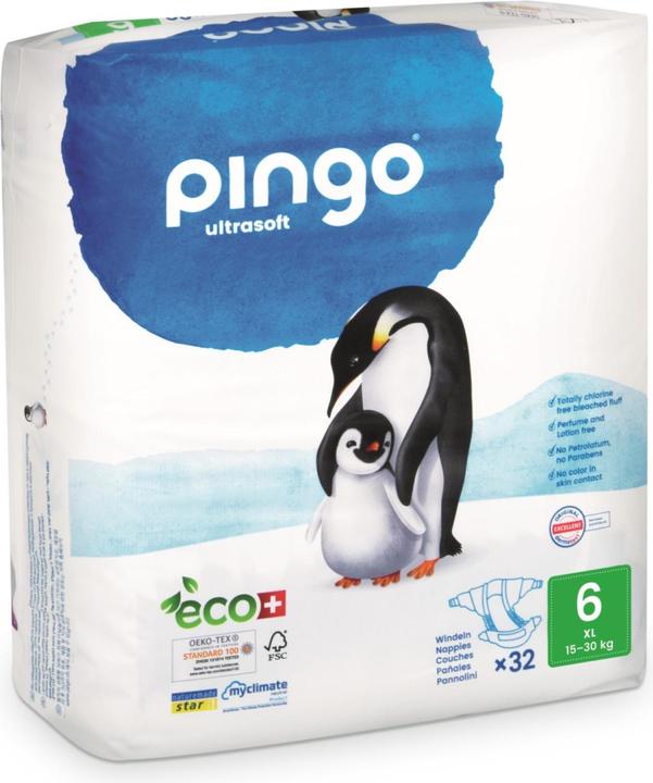 Produktbild Pingo Ökowindeln (Gr. 6, Monatsbox, 192 Stück)