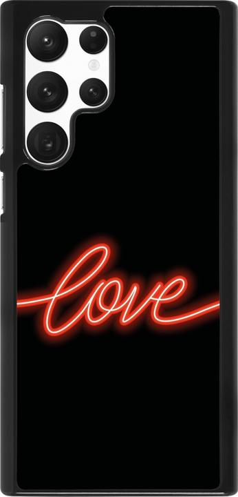 Immagine prodotto PhoneLook Copertina San Valentino 2023 amore al neon (Samsung Galaxy S22 Ultra)