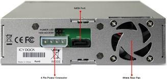 Actual product image Icy Dock Removable frame 3.5" MB876SK-B
