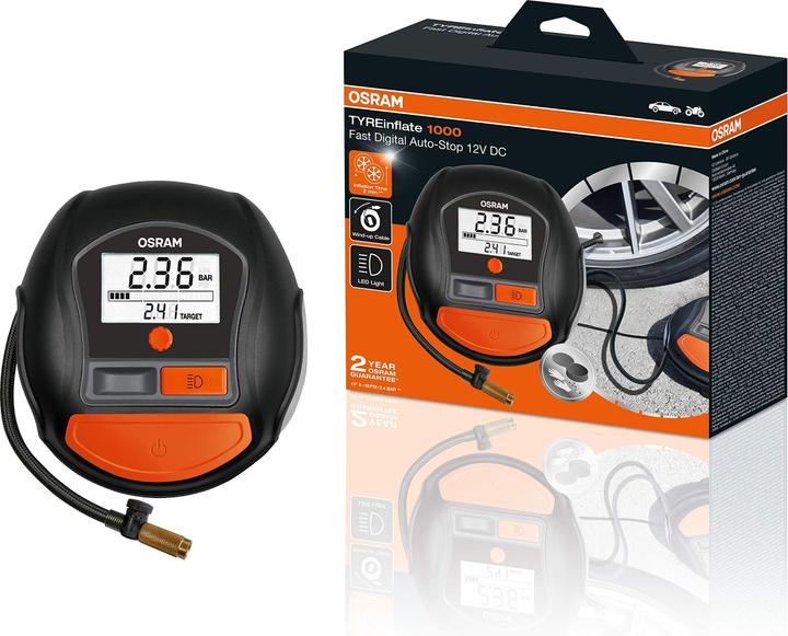 Productafbeelding Osram TYREinflate 1000 OTI1000 (5.50 bar, 0 l)