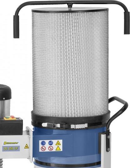 Actual product image Bernardo Cantina Bernardo - Absauganlage mit Feinstaubfilterpatrone DC250 CF / 230 V (Extraction system)