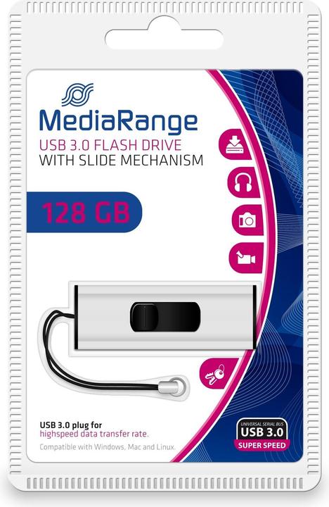 Produktbild MediaRange SuperSpeed (128 GB, USB-A)