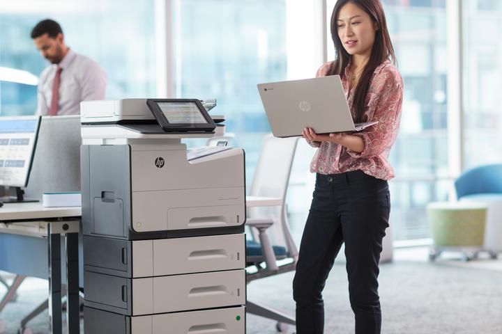 Actual product image HP Page Wide Enterprise Color MFP 586dn (Ink, Colour)