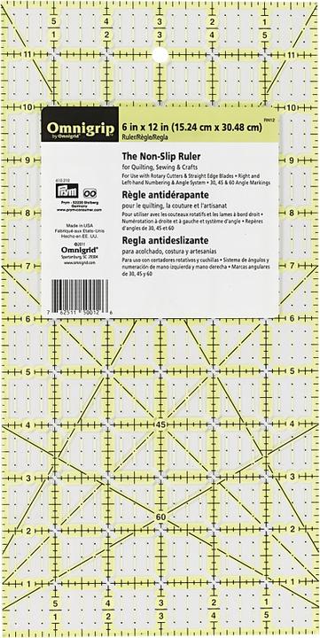 Produktbild Prym Omnigrip Anti - Rutsch Lineal 6 x 12 inch