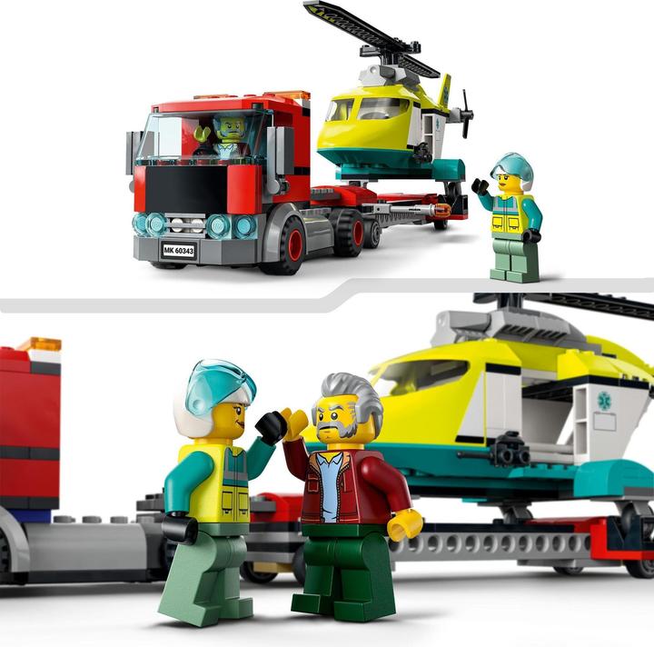 Actual product image LEGO Helicopter transporter (60343, LEGO City)