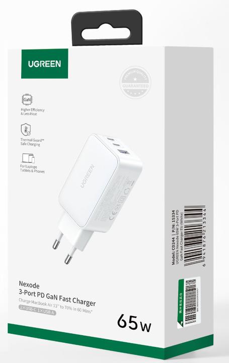 Actual product image Ugreen Nexode (65 W)