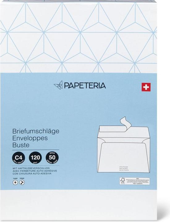 Papeteria C4 Briefumschläge (C4, 50 x)