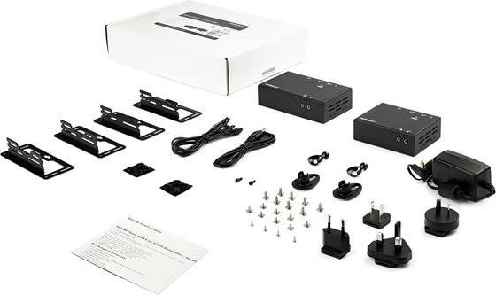 Produktbild StarTech HDMI Over CAT6 Extender - Power Over Cable - 4K 60Hz bis zu 70 m - 1080p bis zu 100 m (CAT Extender)