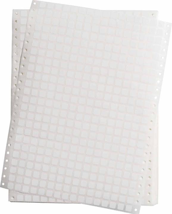 Image du produit Brady DAT-118-619-10, Polyester, mat, blanc, 9,53 x 9,53mm, permanent, 16 pistes, p. Imprimante