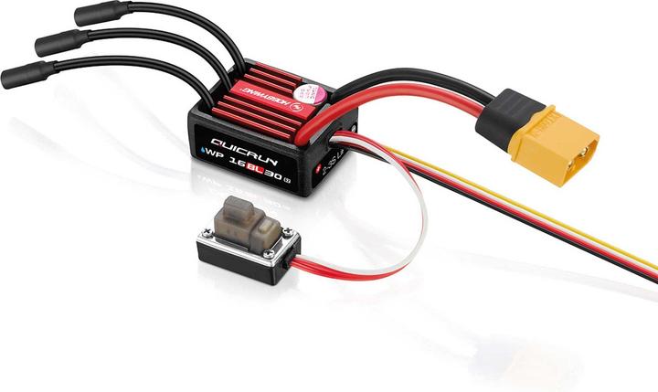 Actual product image Hobbywing QuicRun WP16BL30 G2 Brushless Regler 30A 2-3s für 1:16