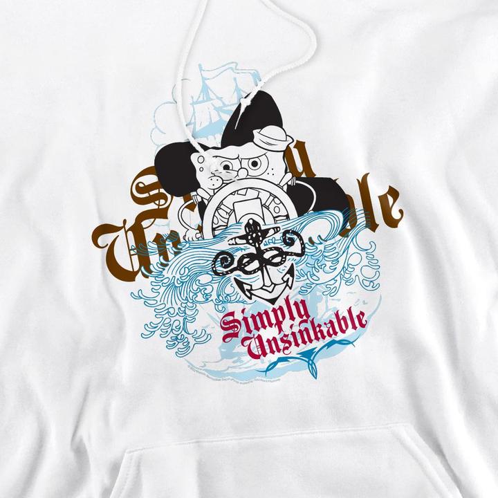 Immagine prodotto Spongebob Squarepants Simply Unsinkable Felpa con Cappuccio Uomo (XXL)