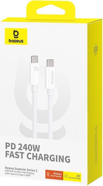 Produktbild Baseus USB C – USB C (1 m, USB 4.0, 240 W)