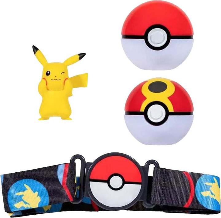 Produktbild Boti Pokemon: Clip 'N' Go Poke Ball Belt Set - Poke Ball with Repeat Ball and Pikachu