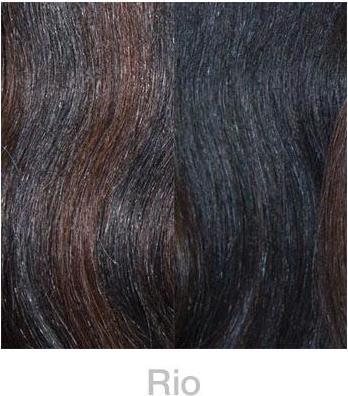 Image du produit Balmain Clip-In Weft Memory®Hair 45cm Rio, Brun foncé ombré (Rio, 45 cm)