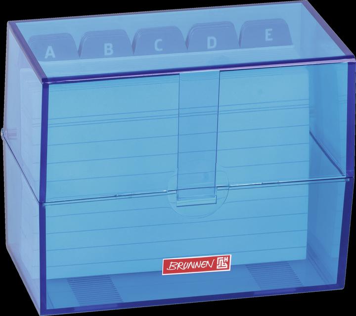 Actual product image Card index box A7 filled azure (A7)
